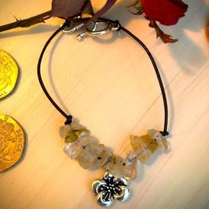 Handmade Authentic Fluorite Boho Bracelet